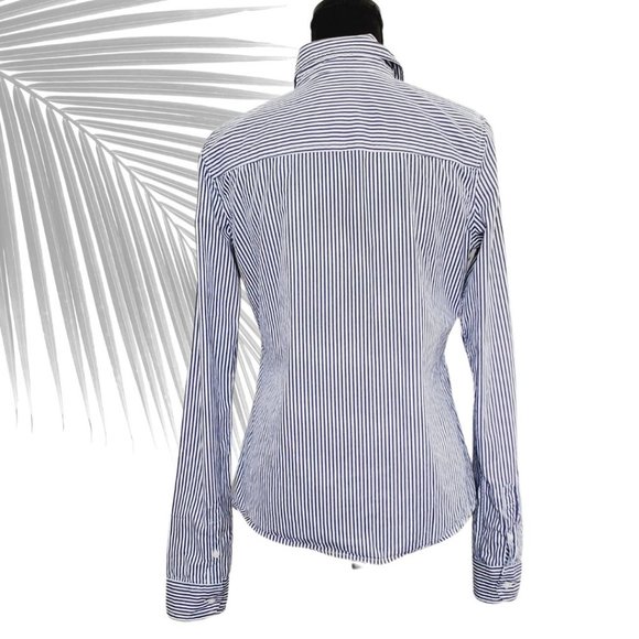 Abercrombie & Fitch Womens Striped Button Down EUC - Picture 5 of 7